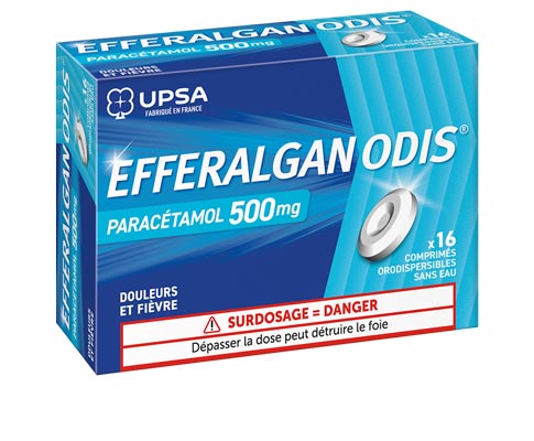 EFFERALGANODIS® 500 mg - Comprimé orodispersible