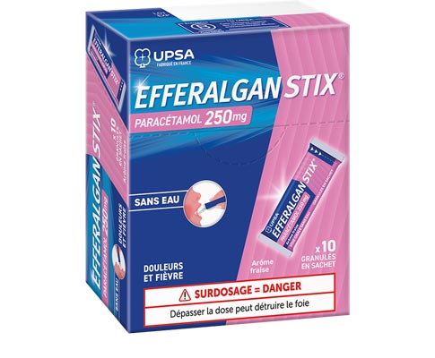 EFFERALGANSTIX® 250 mg - Granulés en sachet