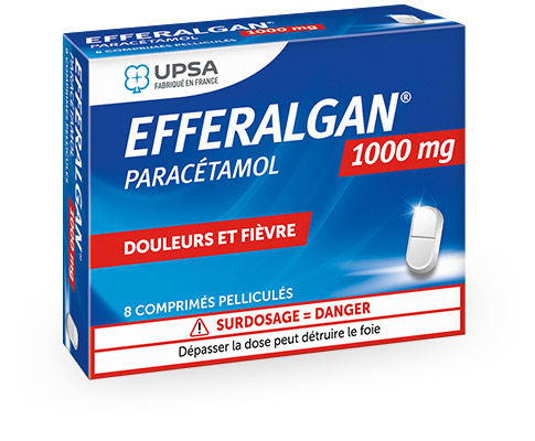 EFFERALGAN® 1000 mg - Comprimé pelliculé