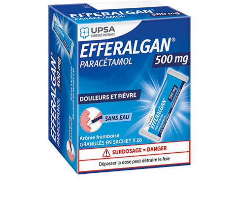 EFFERALGAN® 500 mg - Granulés en sachet