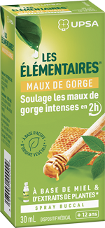 Les Elémentaires- maux de gorge adultes