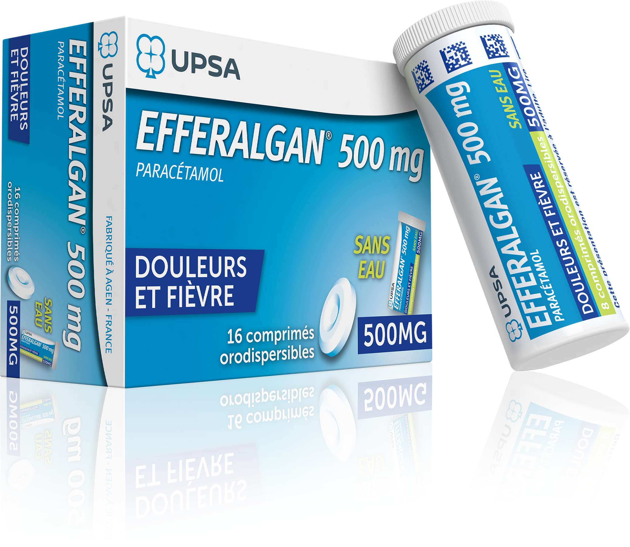 Doliprane Qui Fond Sous La Langue EFFERALGAN® 500 mg orodispersible | Upsa nosproduits