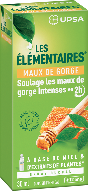 Les Elémentaires- maux de gorge adultes