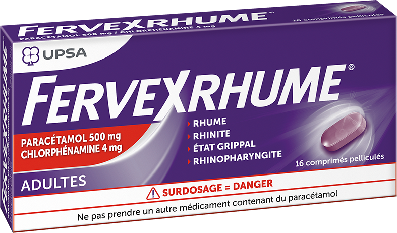 Paracetamol 500 Mg Maleate De Chlorphenamine 4 Mg Upsa Nosproduits