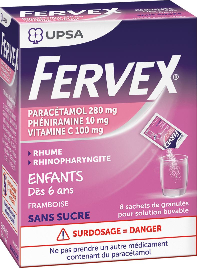 Fervex Enfants Sans Sucre Upsa Nosproduits