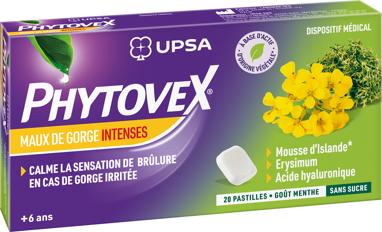 PHYTOVEXPASTILLES MAUX DE GORGE INTENSES